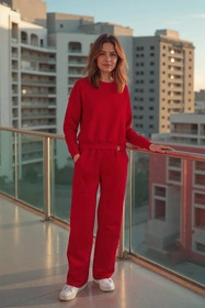 Vivisence 9205kmpl Komplet bluza+spodnie, czerwony