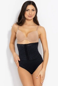 Mitex Super Talia String New Gorset długi, czarny