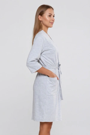 Moraj PDSZ3800-001 Nocna szlafrok, grey melange