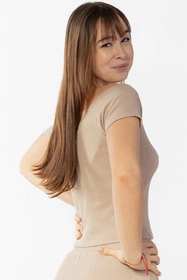 Dkaren Bayo-Bl Bluzka hiszpanka, cappuccino