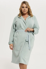 Italian Fashion Karina dł.r. Nocna szlafrok, mięta