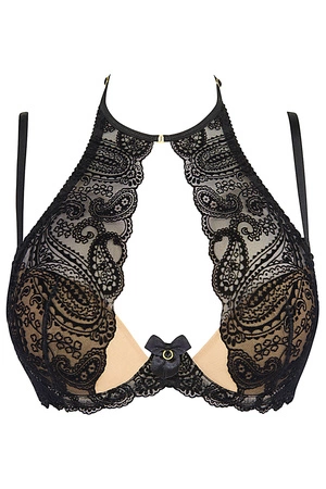 Axami V-10061 Biustonosz usztywniany, karmelowo-czarny