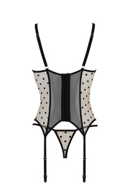 Passion Marina corset Gorset sexy, beige