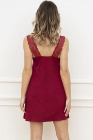 Italian Fashion Samaria sz.r. Nocna koszula, wino