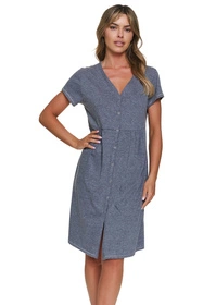 Doctor Nap TCB.7547 Nocna koszula, dark grey