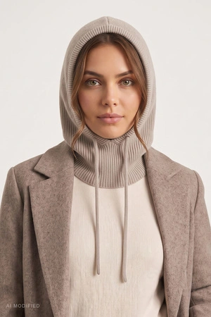 Vivisence 70122 Nakrycie głowy kaptur, beżowy