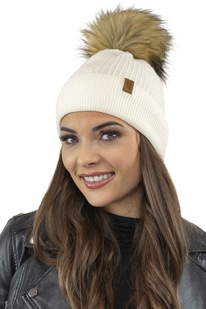 Vivisence 7042Kmpl Komplet czapka+szalik, ecru