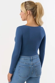 Babell Manati dł.r. Bluzka klasyczna, denim