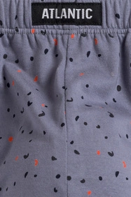 Atlantic 3MP-165 3-pak Majtki slipy, grafit/indygo/granat