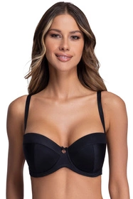 Ava 1787 Last Night Biustonosz bardotka, black