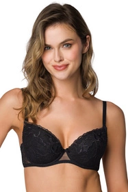 Mat 3910/11 Elara Biustonosz push-up, czarny