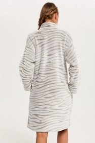 Italian Fashion Meru dł.r. Nocna szlafrok, szary