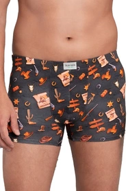 Italian Fashion Wanted Majtki bokserki, druk/grafit