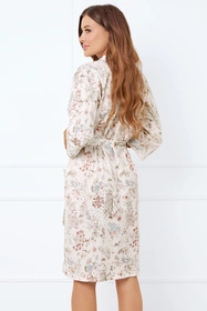 Italian Fashion Solita r.3/4 Nocna szlafrok, druk/kremowy