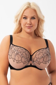 Gorsenia K924 Palmira Biustonosz miękki, czarny