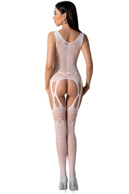 Passion BS099 Body bodystocking, white
