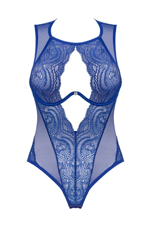 Obsessive Giselia teddy Body sexy, niebieski