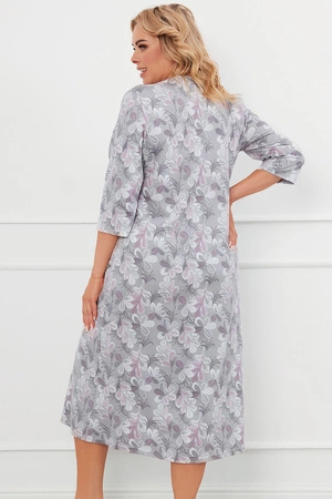 Italian Fashion Ardila r.3/4 Nocna koszula, druk/szary