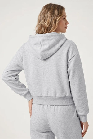 Vivisence 9009 Bluza rozpinana, szary melanż