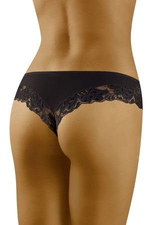 Wol-Bar Diamond 3503 3-pak Majtki szorto-stringi, czarny