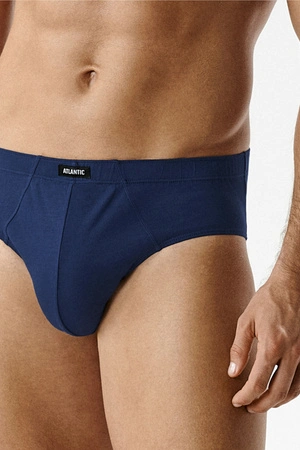 Atlantic 6SMP-001 6-pack Majtki slipy, niebieski ciemny/granat/zielony/brąz/grafit/denim