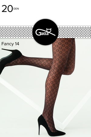 Gatta Fancy 14 20 DEN Wyr�b po�czoszniczy rajstopy, nero