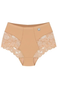 Wol-Bar Diamond 3506 Majtki wysokie figi, beżowy