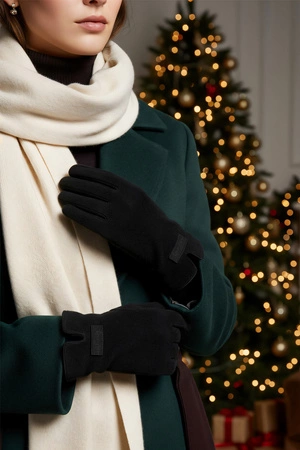 Vivisence 7213 Rękawiczki dzianinowe, black