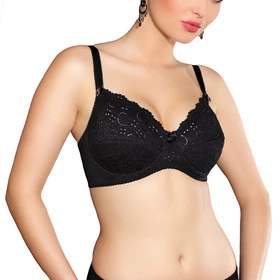 Jarpol 011 Biustonosz półusztywniany, czarny