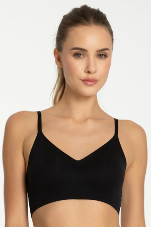 Julimex Simple Bra Top Biustonosz braletka, czarny