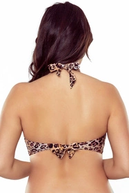 Vivisence 3215 Kostium kąpielowy biustonosz miękki, pantera