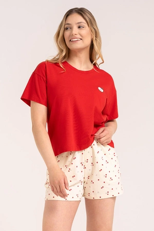 Moraj PDD2800-007 Nocna piżama, red