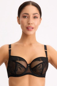 Bella Misteria 65-150 Czarny Diament Biustonosz miękki, czarny