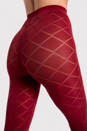 Fiore Fusil 40 DEN G6129 Wyrób pończoszniczy rajstopy, cherry red