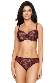 Gorteks Hebe/B4 Biustonosz usztywniany, śliwkowy