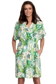 Italian Fashion Florina kr.r. Nocna szlafrok, druk/zielony