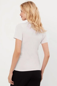 Italian Fashion Szyk kr.r. Bluzka klasyczna, biały