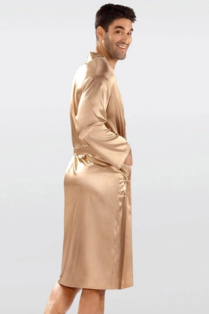 Dkaren Christian Nocna szlafrok, jasny brąz