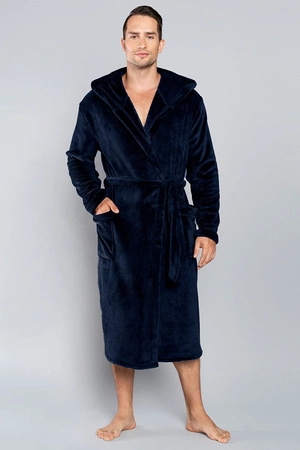 Italian Fashion Mimas dł.r. Nocna szlafrok, granat