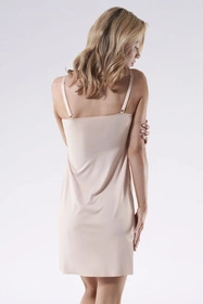 Julimex Soft & Smooth Slip Long Halka pod sukienkę, beżowy