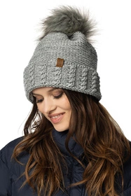 Vivisence 70103Kmpl Komplet czapka+komin, jasnoszary