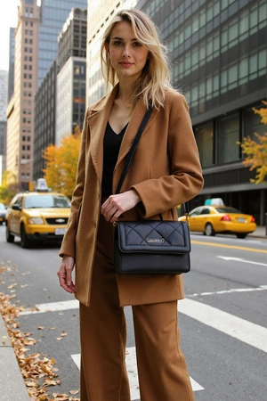 Vivisence T0012 Torebka do ręki, czarny