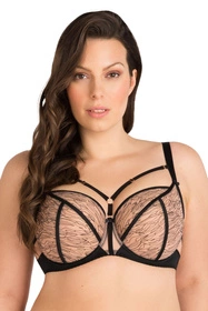 Gorsenia K807 Cora Biustonosz miękki, czarny