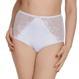 Mitex Aga Majtki wysokie figi, biały