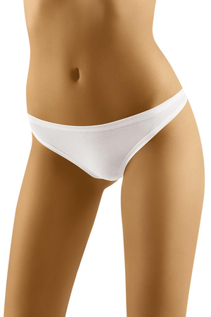 Wol-Bar Soft Simple Majtki stringi, bia�y