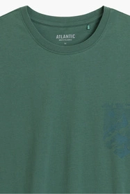 Atlantic NMP-410 Nocna piżama, zielony/granat