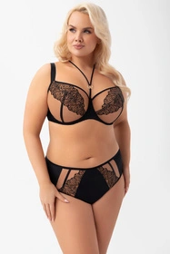 Gorsenia K965 Vida Majtki figi, czarny