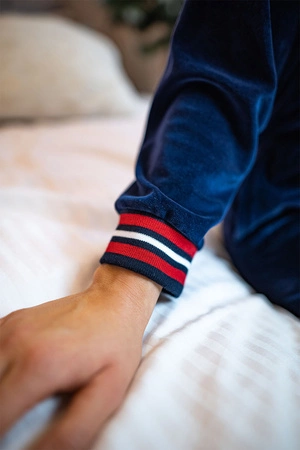 Vivisence 5018 Nocna szlafrok, granatowy