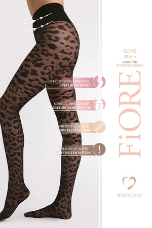 Fiore Echo 30 DEN F5005 Wyrób pończoszniczy rajstopy, black