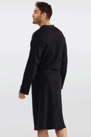 Dkaren Harry Nocna szlafrok, czarny